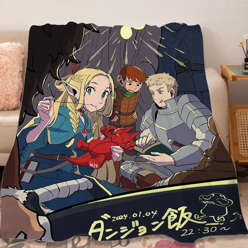 Sofa Blanket A-Dungeon Meshis Winter Custom Blanket Microfiber Bedding Fluffy Soft Blankets Warm Knee Bed Fleece Camping Blanket