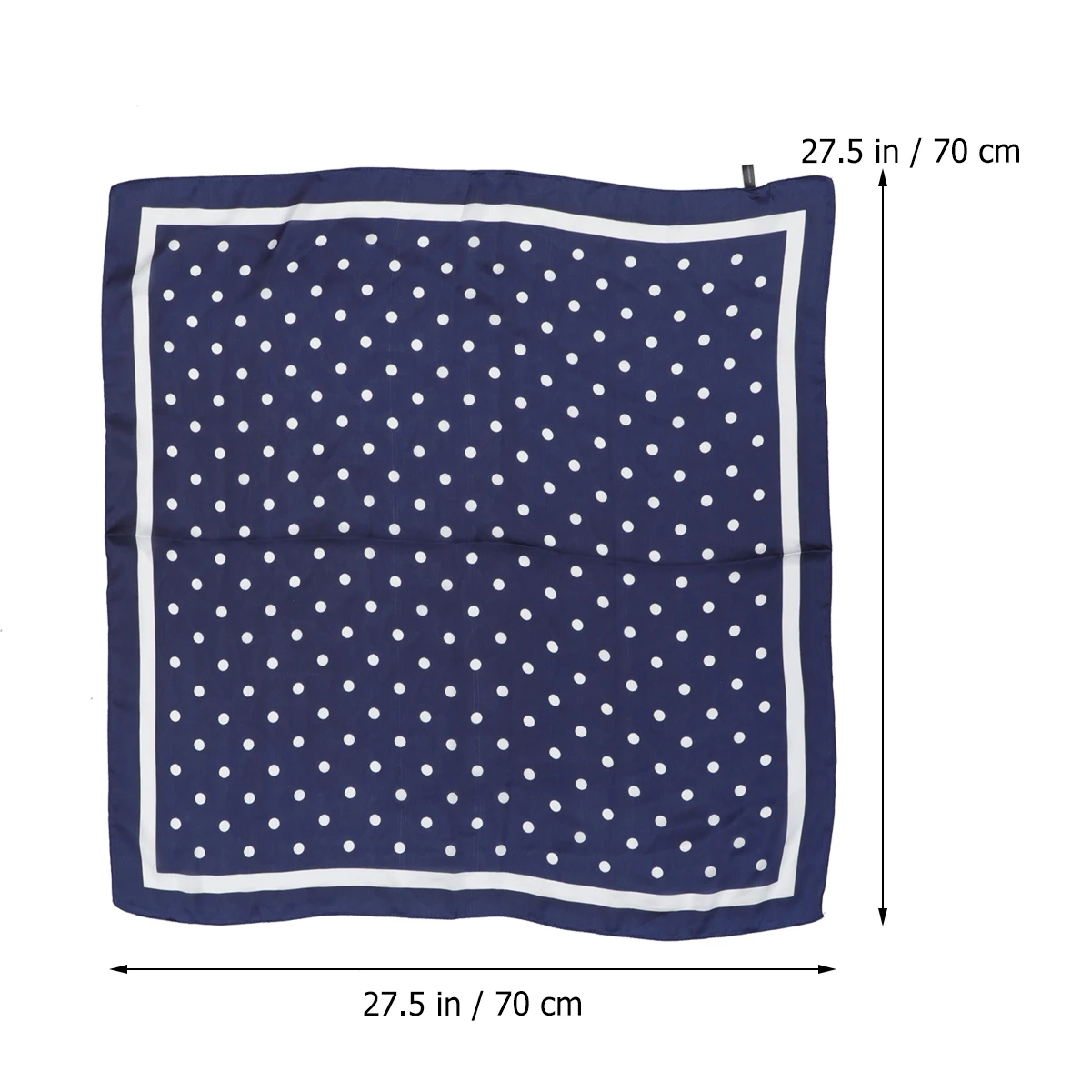 وشاح شيفون بنقاط زرقاء مطبوعة خفيفة الوزن قابلة للتنفس للنساء ملحقات السفر الصيفية النقاط الحلوة وشاح الملابس الزخرفية #2