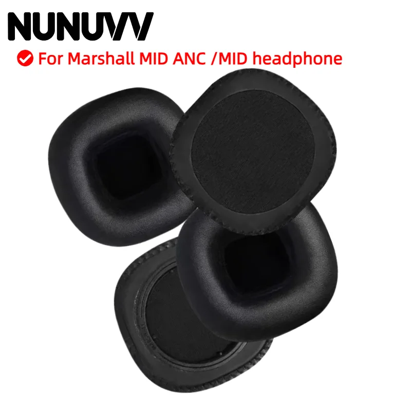 

NUNUVV Replacement foam Ear Pads pillow Cushion Cover for Marshall MID ANC /MID Gaming Headphone Headset EarPads