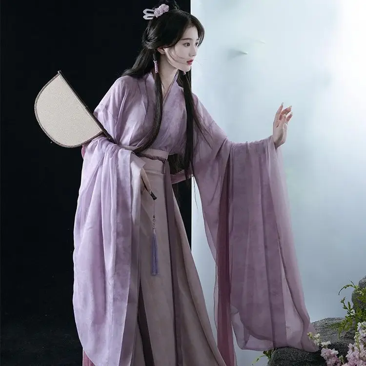 

Traditional Chinese Women Hanfu Dress Classic Elegant Oriental Clothing Folk Dance Dress Ancient Princess Fairy Cosplay Costume