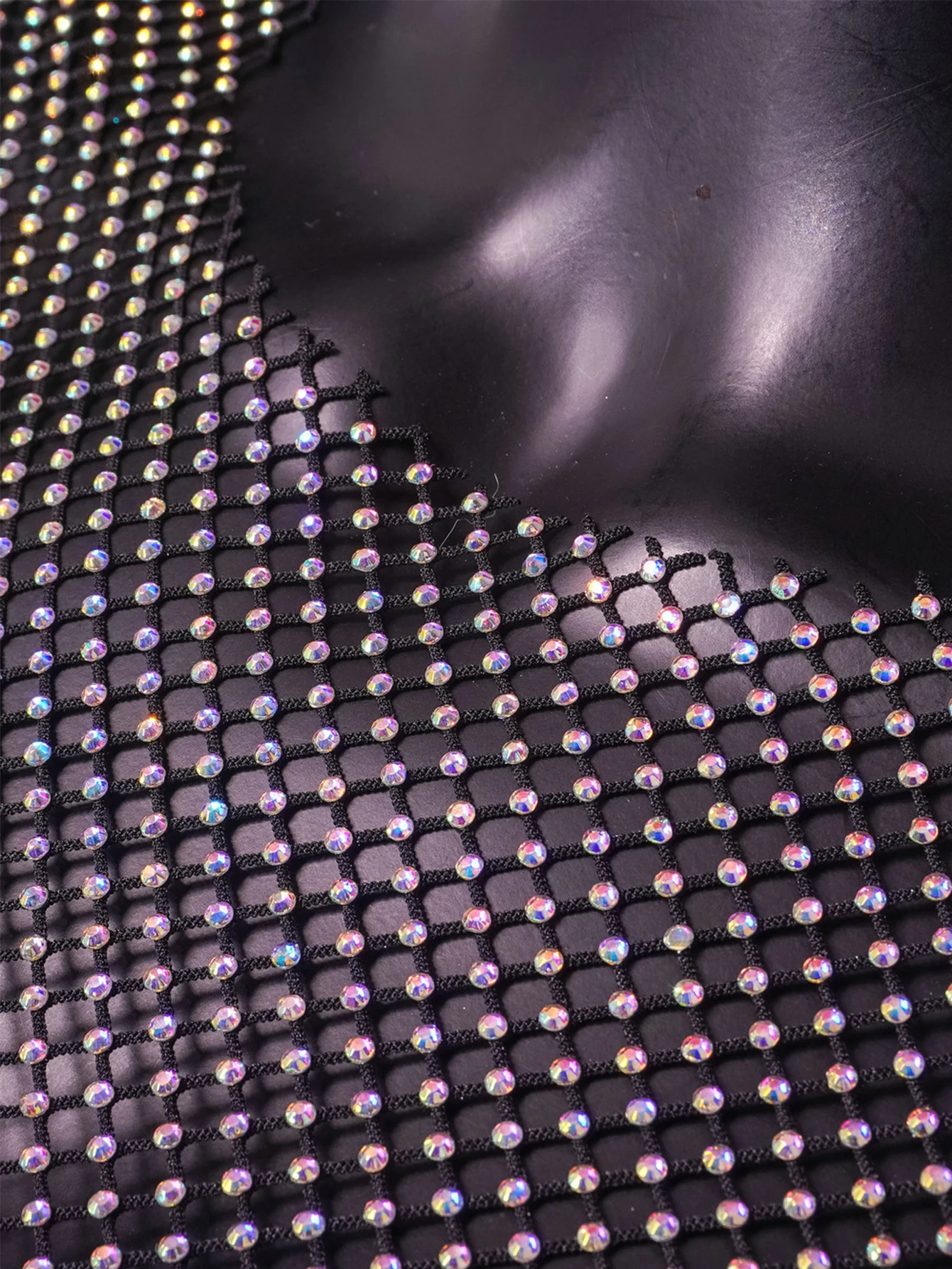 Seksowny top damski y2k 2025 letni brokatowy klub przezroczysty rhinestone plażowy top imprezowy długi rękaw kabaretki t shirt topy