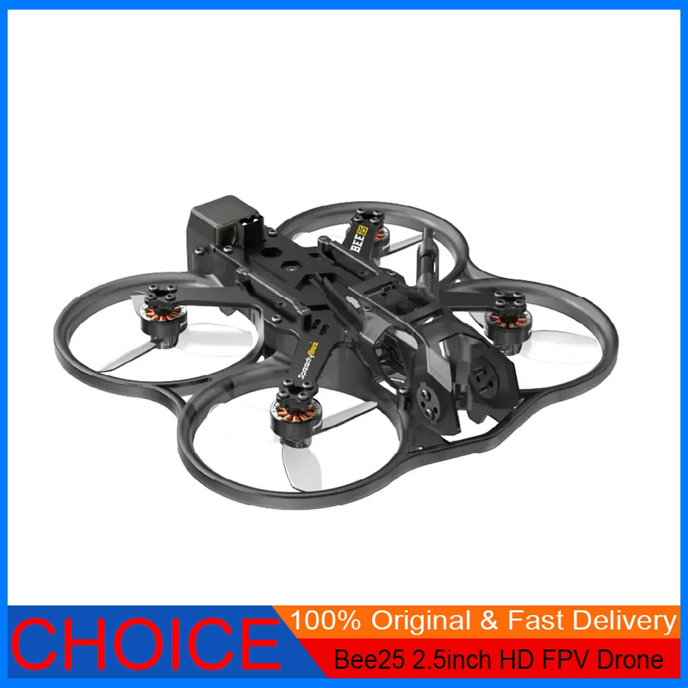 

SpeedyBee Bee25 2.5inch HD FPV Cinewhoop Drone | ELRS 2.4G TBS Version | Compatible with O3/O4 Air Unit & Runcam Link