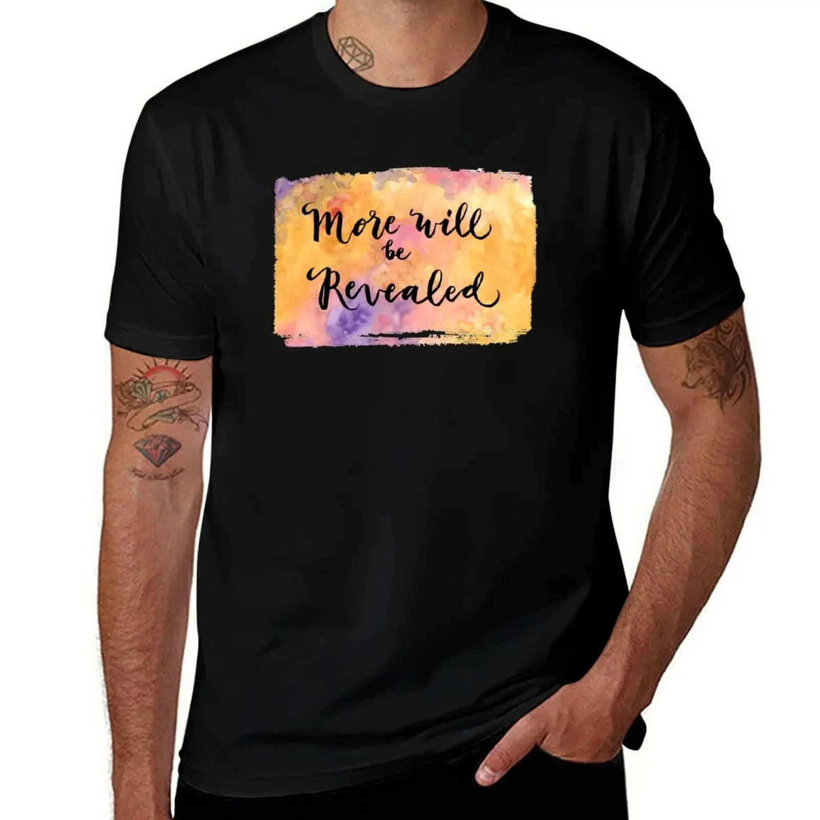 

More will be revealed T-Shirt Work Short Sleeve Cotton Top