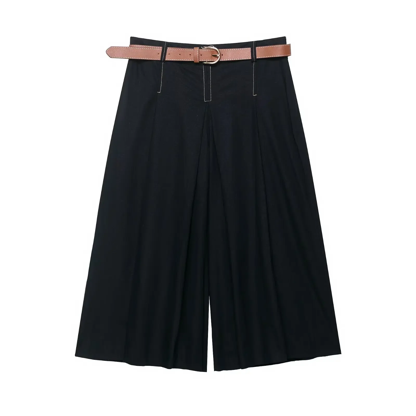 

Bermuda Shorts for Women Dressy Casual High Waisted Summer Work Elastic Waist Pleated Dress Shorts with Pockets