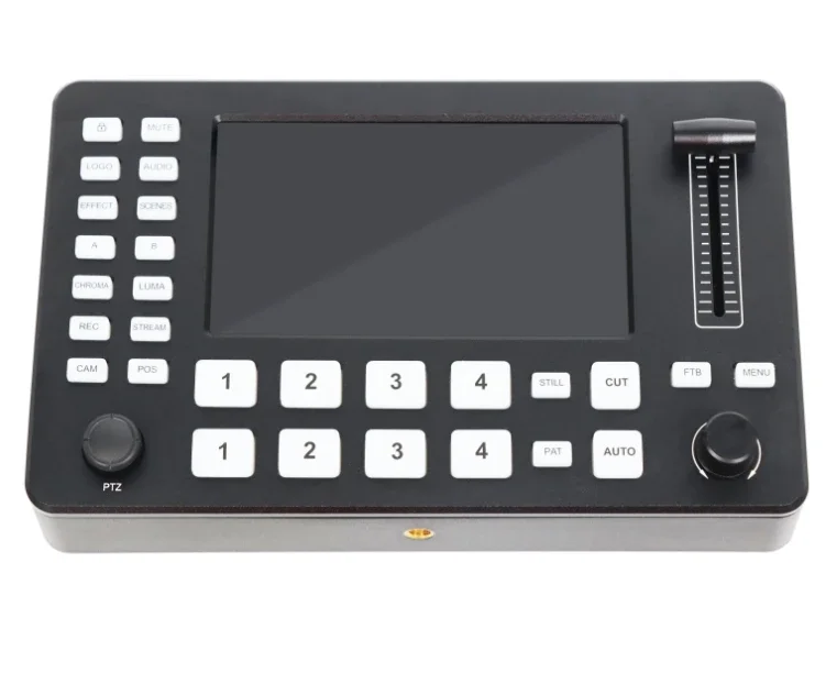 

Quad Broadcast Video Streaming Switcher Video Vmix&OBS Switcher 4 Channels Live Stream Mixer Video Switcher For Live Broadcast
