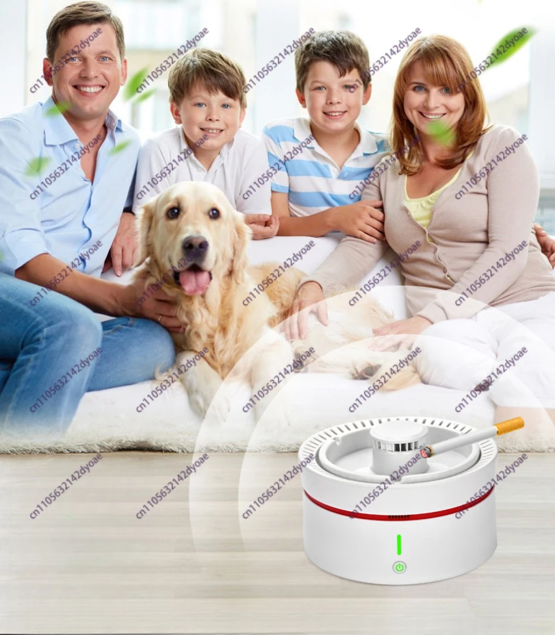 Fashion Multifunctional Anion Ashtray Air Purifier Household Small Office Smoke Removal Dust Removal