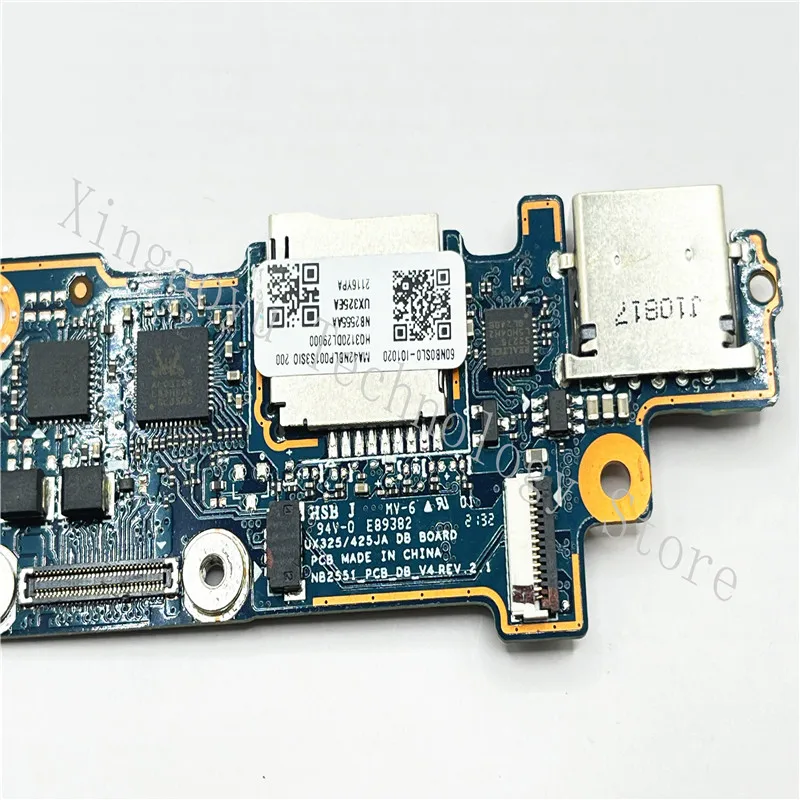 Imagem -02 - Slot para Cartão Usb Original para Asus Zenbook 13 14 Ux325ja Ux425ja Ux425ia Ux325ea Teste 100 Perfeito Nb2551
