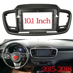 10 Inch Car Frame Fascia Adapter Android Radio Dash Fitting Panel Kit For KIA Sorento 2015-2018