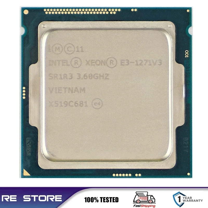 Intel Xeon E3 1271 V3 1271V3 3,6 GHz 4-Core-CPU-Prozessor