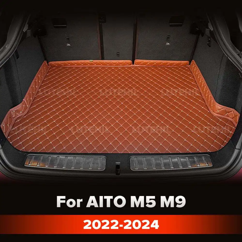 

Для AITO M5 M9 2022-2024 индивидуальный коврик для багажника автомобиля, антигрязная накладка, защитный коврик, вкладыш для багажника, авто аксессуары для интерьера