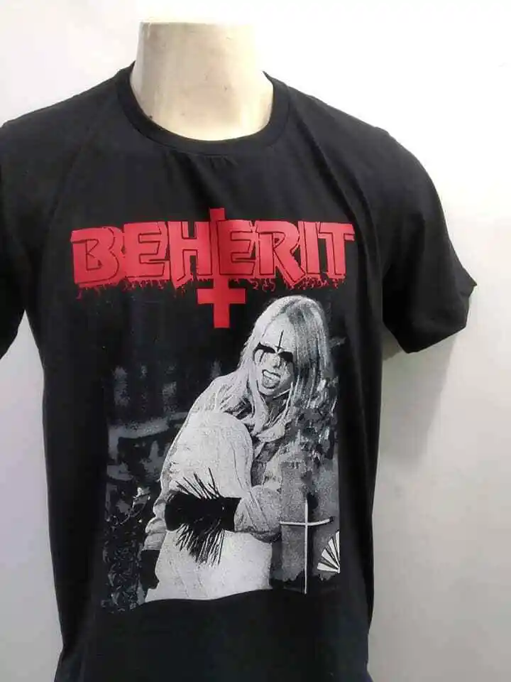 Beherit - تي شيرت Bathory Sarcofago Impaled Nazarene Mayhem Blasphemy Archgoat