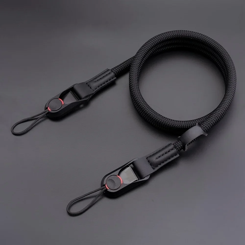 Quick Release Round Rope Camera Strap Fast Detachable Shoulder Strap for DSLR Mirrorless Camera Adjustable Camera Neck Strap
