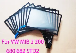 10pcs 6.5 inch Touch Screen for VW MIB STD2 TDO-WVGA0633F00039/36 WVGA0633F00045 Car Multimedia Player 680 682 200 684