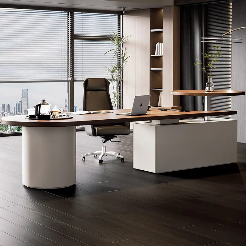 CX modern light luxury solid wood desk computer table lifting table tea table integrated
