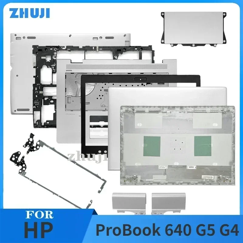 

New Laptop Lcd Back Cover/Front Bezel/Hinges/Palmrst/Bottom Case/Framework Silver For HP ProBook 640 645 G4 G5 Series L09526-001