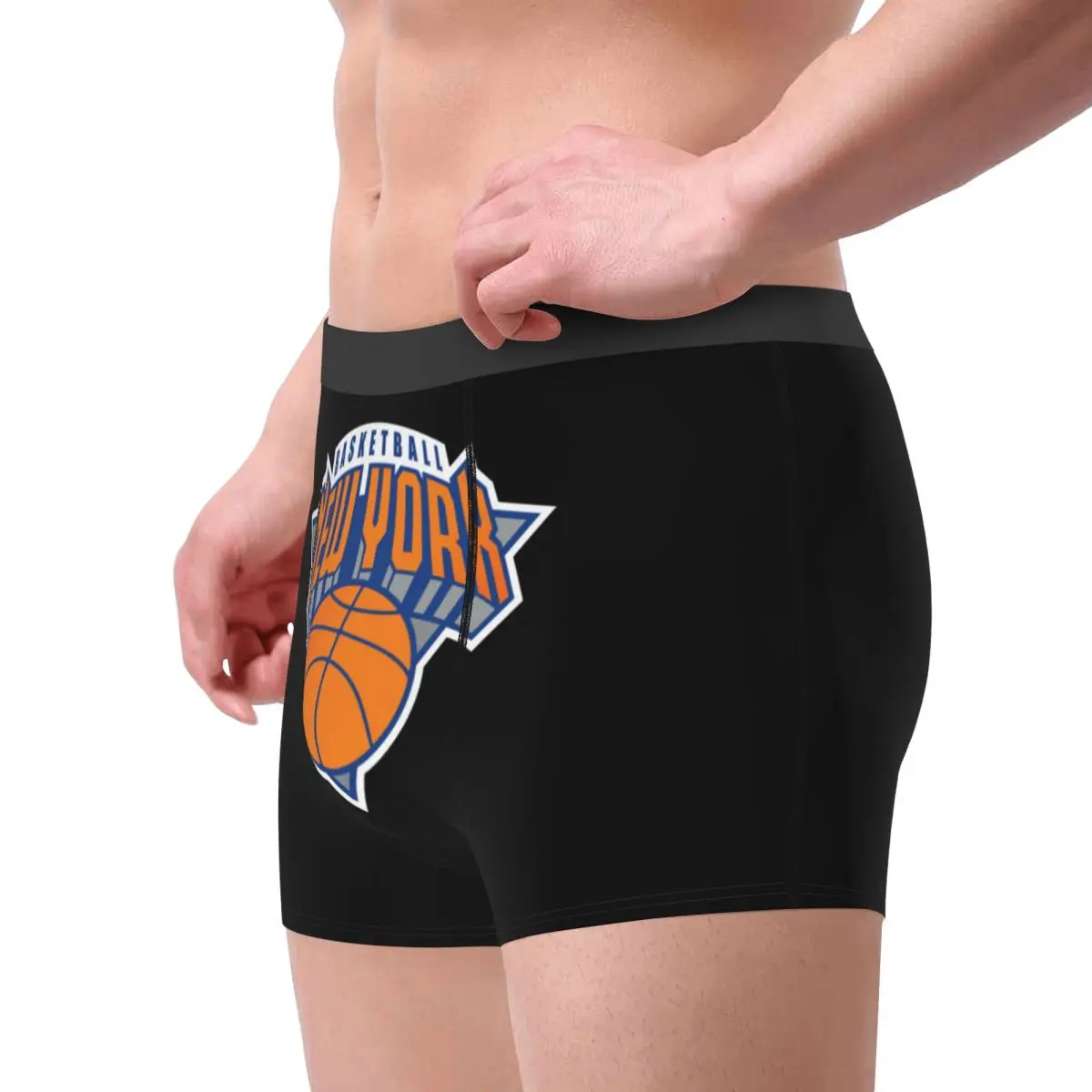 Celana Dalam Boxer Celana Pendek Celana Basket New York Pakaian Dalam Pria Nyaman untuk Hadiah Pacar Pria Homme