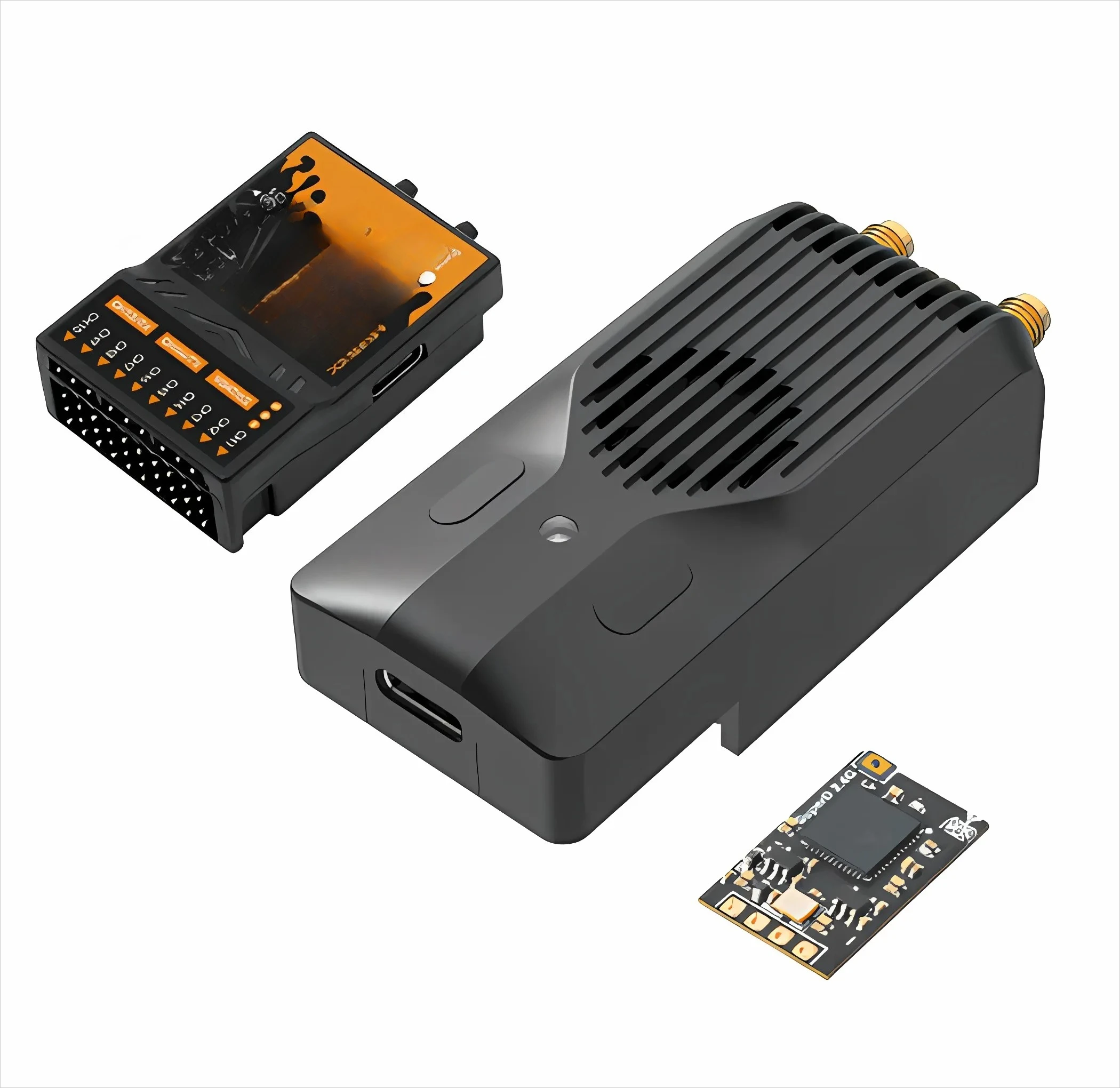 2.4G 1W RF Module Gemini Dual-Frequency Diversity Transmitter Suitable for RC FPV Traversing Drones DIY