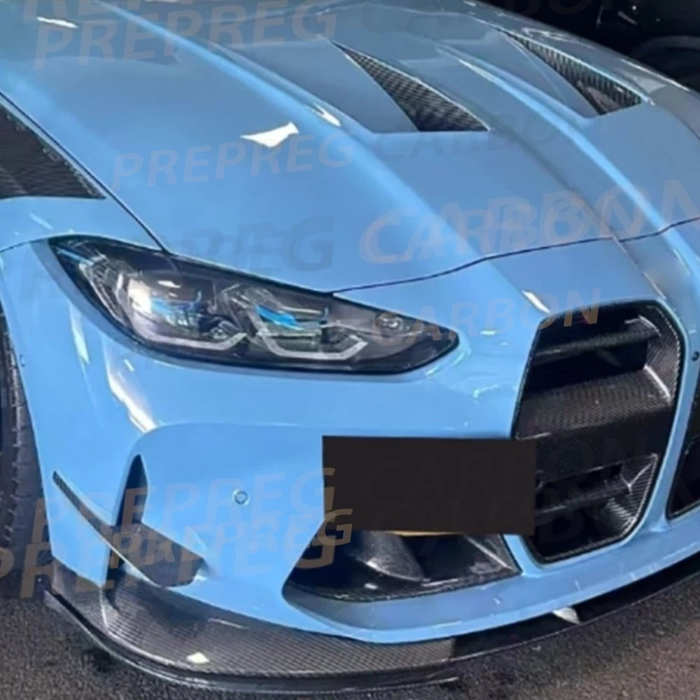 

Prepreg Dry Carbon Car Front Bumper Spoiler Lip Lower Splitter For BMW G80 M3 G82 G83 M4 2021+ Car Accessories Body Kits