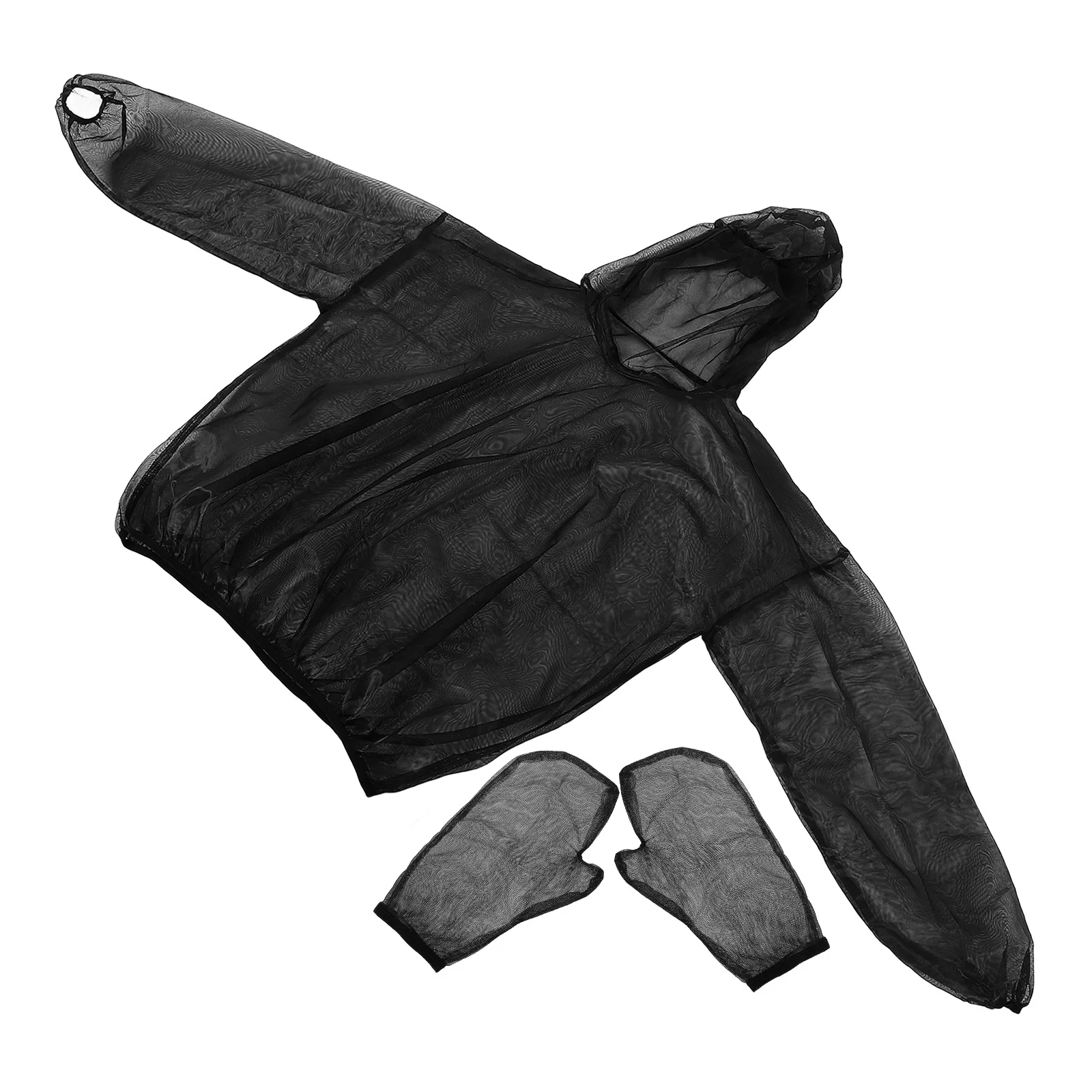 

1Set Mosquito Proof Clothing Set Breathable Lightweight Outdoor Mesh Suit with Gloves for Hiking Fishing Camping Hunting Travel