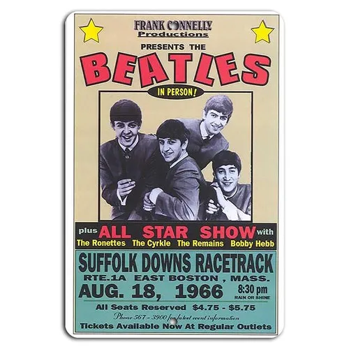ملصق حفلة موسيقية Fillmore East 1968 عتيق لديكور الموسيقى المخدر من الألومنيوم