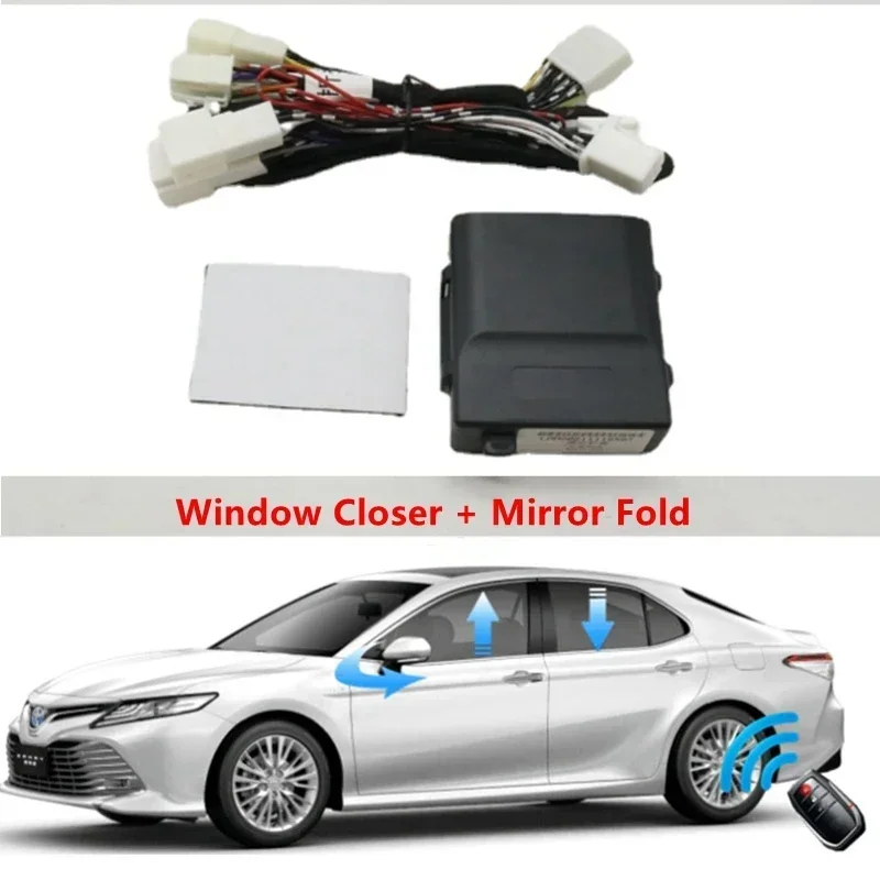 

Auto Window Closer Opening + Side Mirror Folding Unfold Module Left Hand Drive Car For Toyota Camry 2018-2024