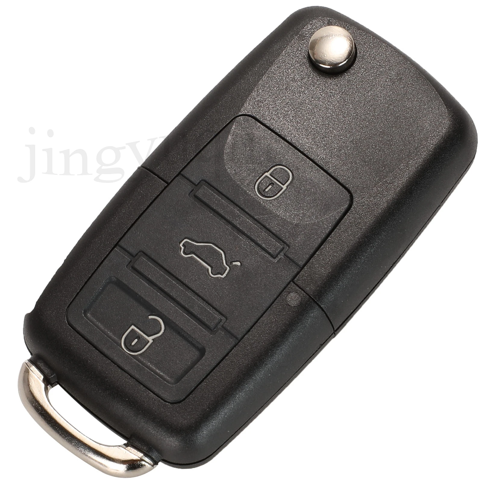 jingyuqin Remote Car Key For VW/Volkswagen Gol Golf Jetta Fox Brazil 3Buttons 315/433Mhz ID48 Chip