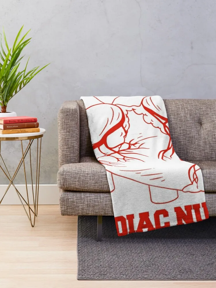 Anatomical Heart for Cardiac Nurses Throw Blanket Sofas Sofa Decoratives Blankets