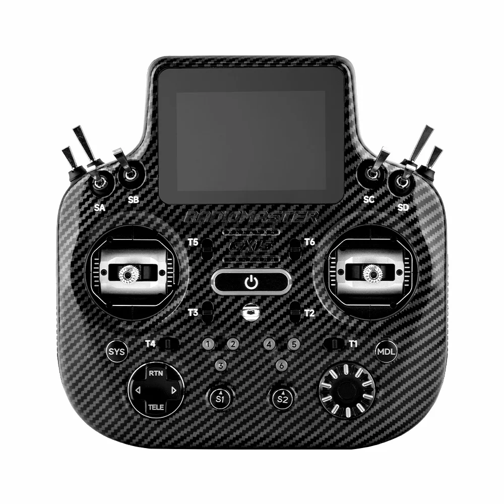 Radiomaster GX15 MAX ExpressLRS 2.4GHz 16CH 3.5inch IPS Touchscreen AG02 CNC Hall Gimbal EdgeTX Remote Controller