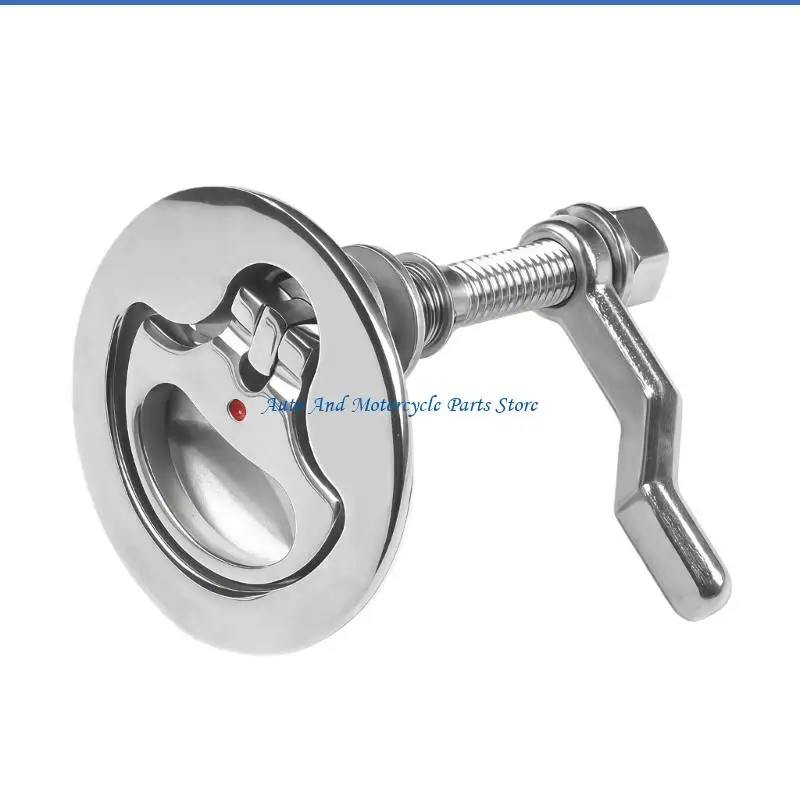 P9FD Bodenschloss mit Edelstahlgriff, einfach zu bedienende, schlüssellose Boots-Flush-Pull-Verriegelungen für verschiedene – Detail 7