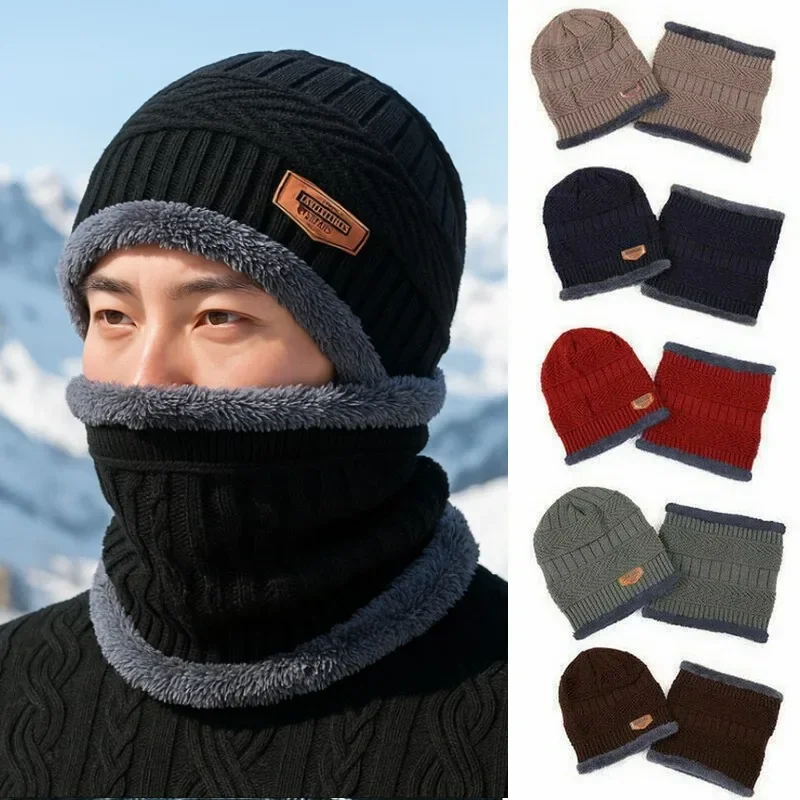 

Winter Autumn Balaclava Face Mask Scarf Combo Warm Windproof Thickened for Outdoor Riding Ski Snowboarding Face Protection