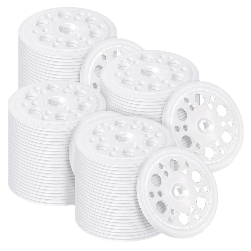 [NEWA64Z!】 200 Pcs 1.77 Inch/ 45 Mm Plastic Insulation Washers Load Spreading Polypropylene Washers For Fixing & Supporting