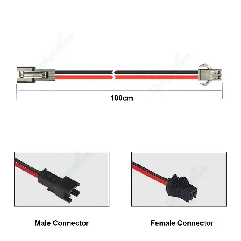 2/3/4pin Extension Cable Male Female 60cm 100cm Wire 22/20AWG JST Connector Wire For WS2811 WS2812 WS2815 RGB LED Strip Light