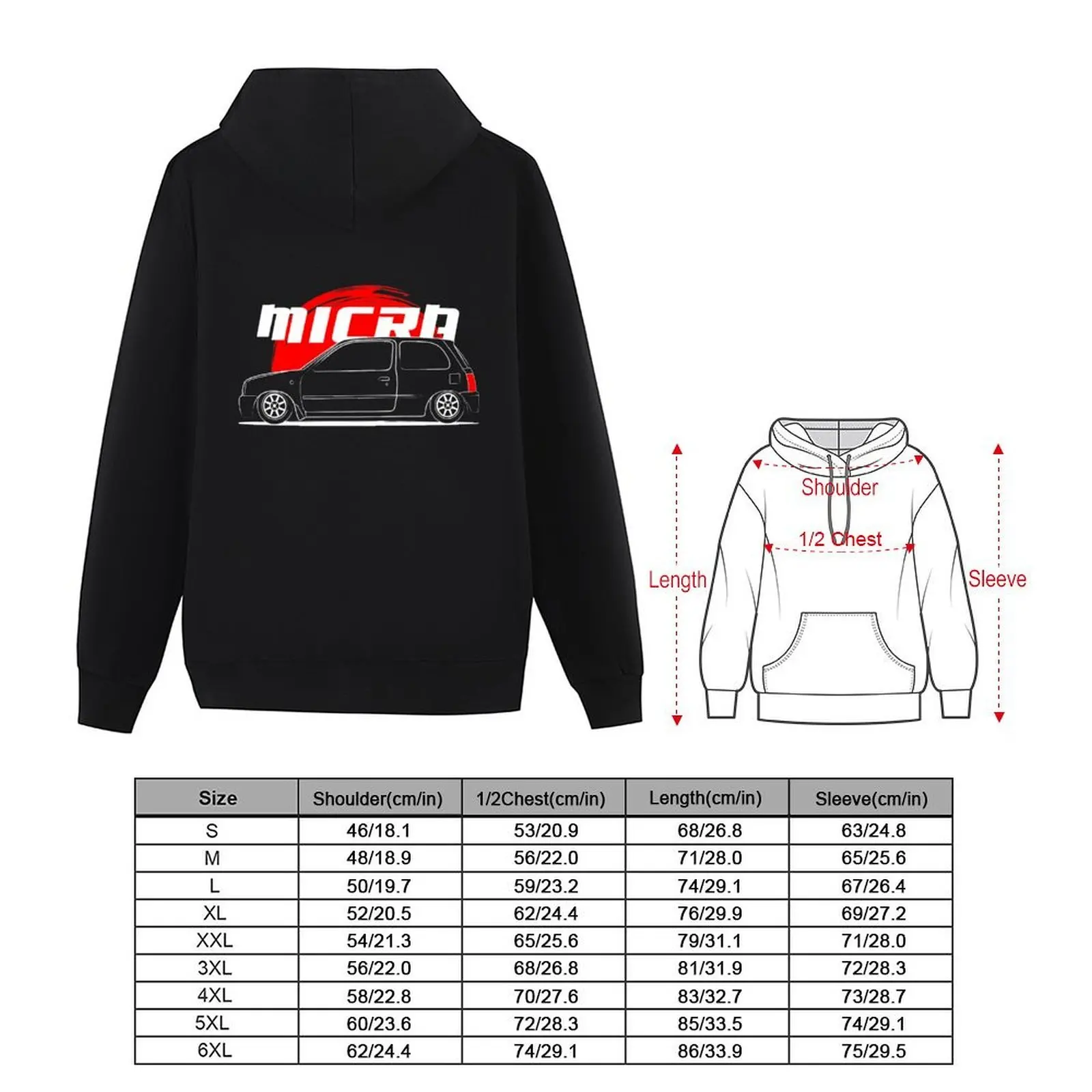 JDM Micra هوديي ملابس الخريف الخريف ملابس رجالية ملابس رجالية هوديس للرجال جودة عالية