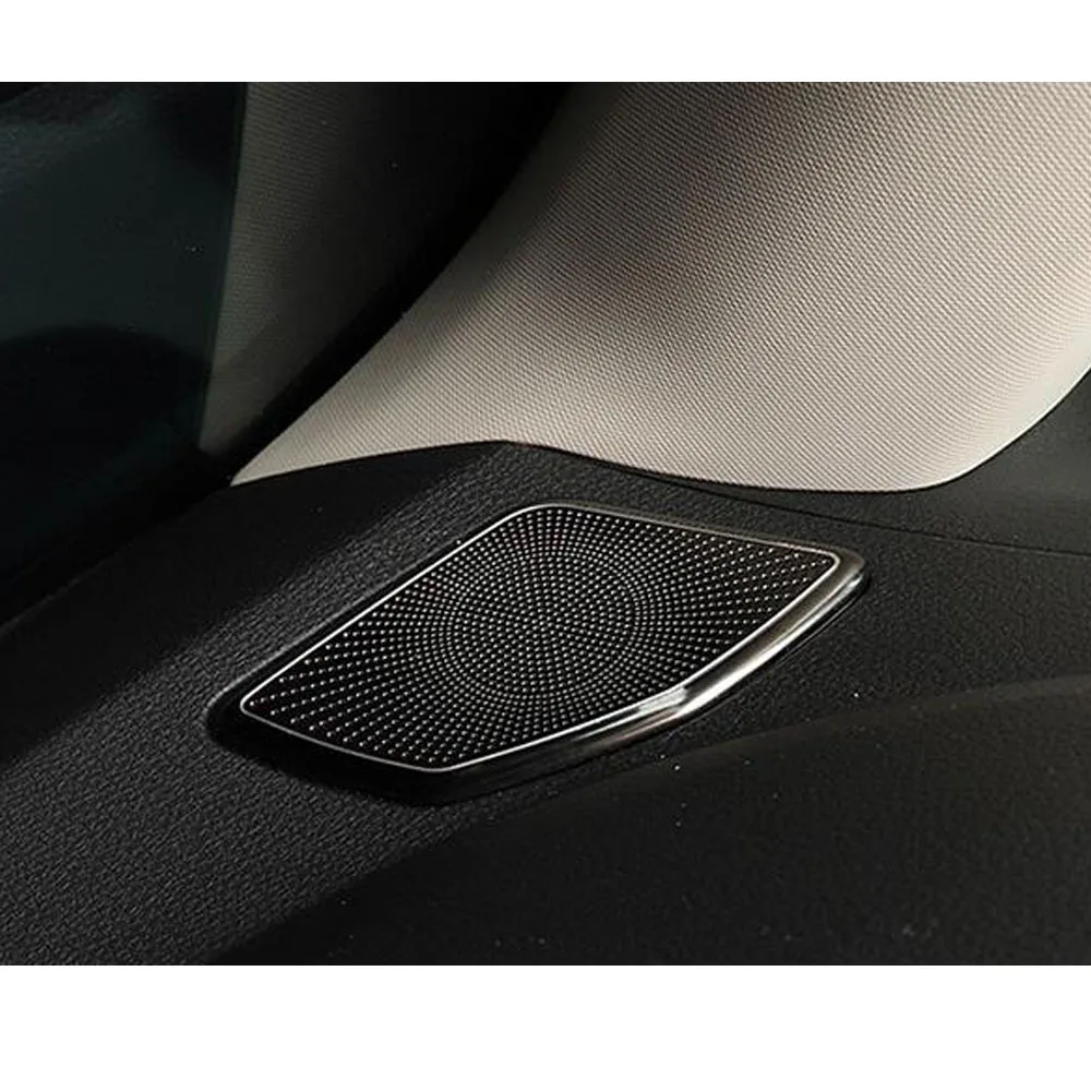 For Honda Odyssey 2015 2016 2017 2018 2019 2020 2021 Stainless Steel Center Console Audio Speaker Panel Cover Car Accessories