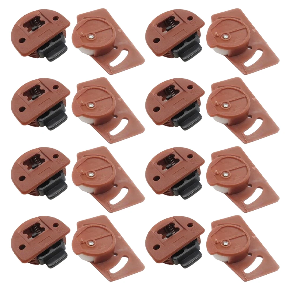 Voor gemakkelijke toegang Bruin wit wiel Schuifdeur Roller Meubilair Schuifgeleider Bruikbare nylon constructie Eenvoudige installatie