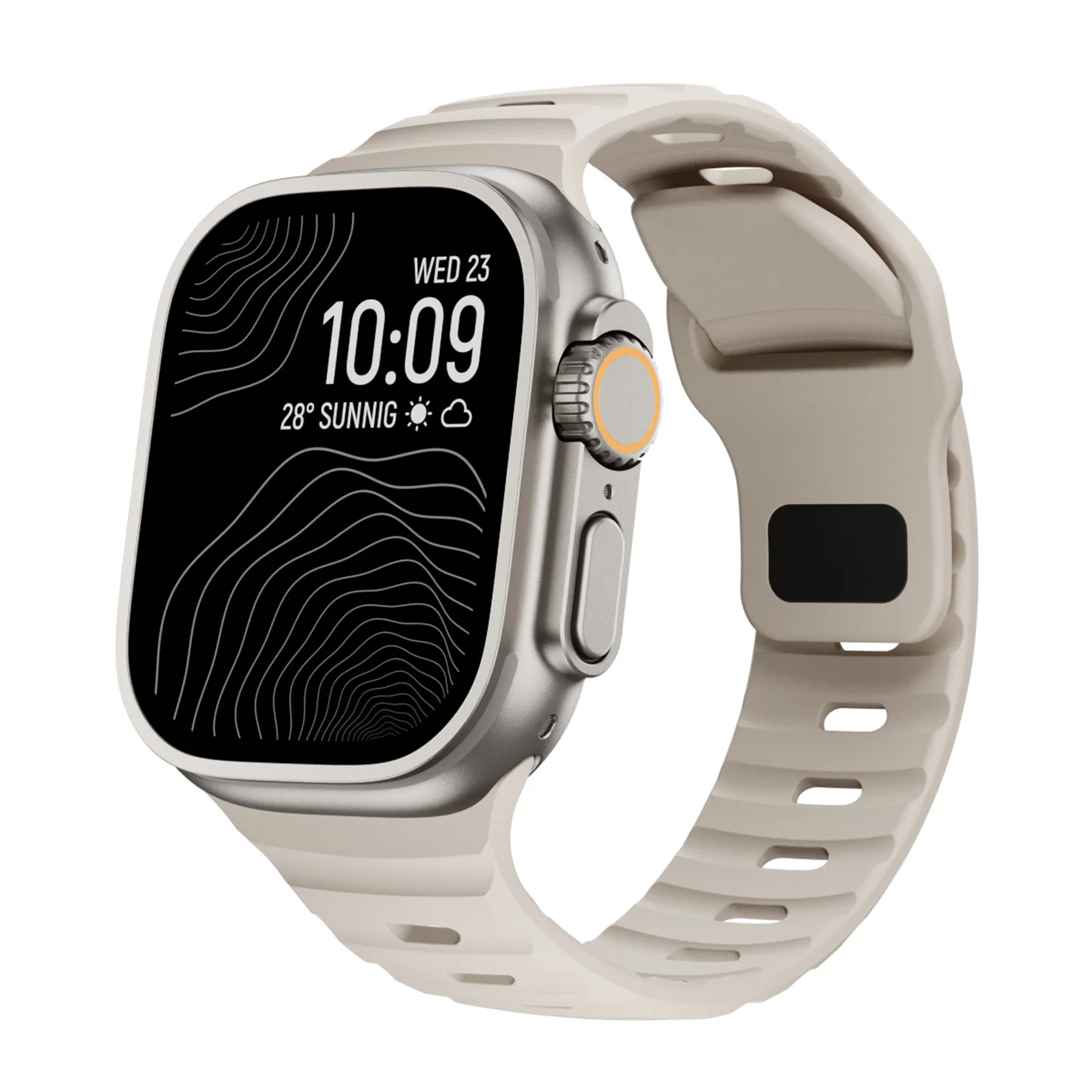 أحزمة رياضية متوافقة مع Apple Watch Ultra2 Band 49mm 45mm 44mm 42mm 41mm 40mm 38mm، سوار سيليكون ناعم ومقاوم للماء للرجال والنساء لـ iWatch Series 10 9 8 7 6 5 4 3 2 1 SE Ultra.
