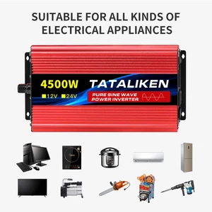 12V/24V A 110V AC Pure Sine Power Inverter 1600W~10000W · Power 60HZ · Converter Car Accessories Solar With LED And US Socket 11 principais vendas inversor 12v para 110v 10000w - №1