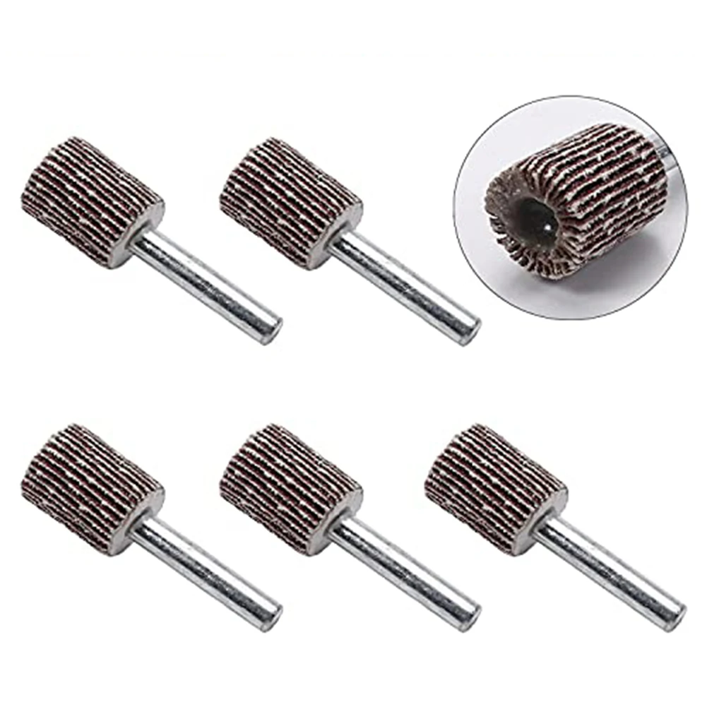 Upgrade Your Tool Kit with These Efficiently Designed Pack of Five Abrasive Flap Wheels Featuring a Standard Size of 15mm