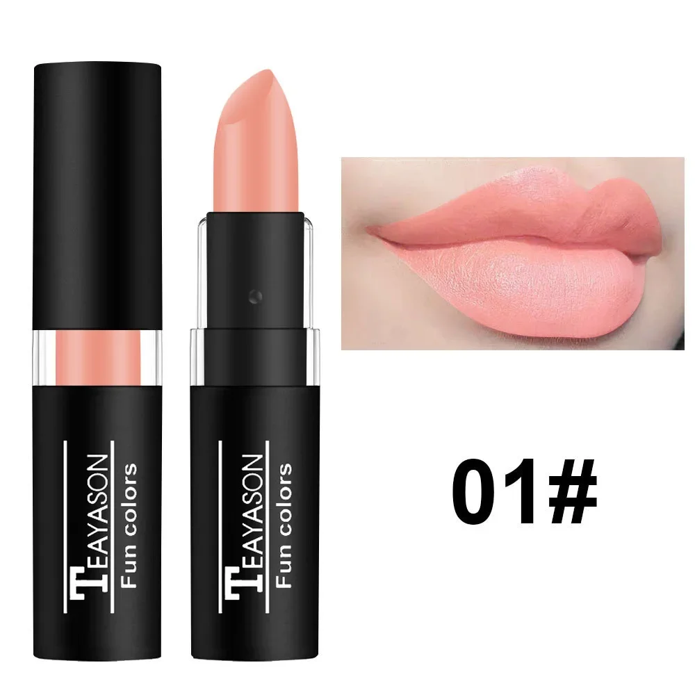 Heallor 12 Colors Matte Lipstick Beauty Lip Gloss LippenstiftTinted Balm 24 Hours Waterproof Makeup