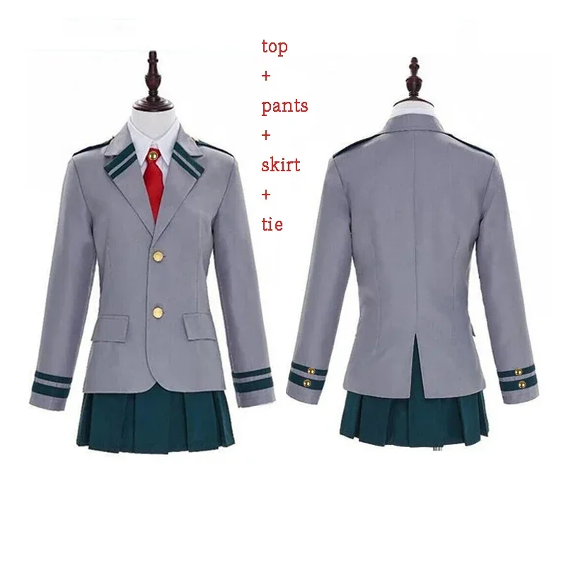 Anime My Hero Academia Cosplay Todoroki Shoto OCHACO URARAKA Midoriya Izuku Costume Wig School Uniform Halloween Clothes Costume