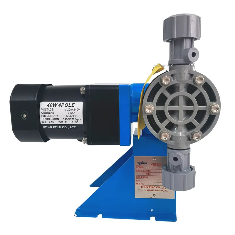 

Nikkiso BX50-PCF-H120 Metering Diaphragm Pump Single Stage Self-Priming Watering Pump for Liquid Accessories Daily Installs