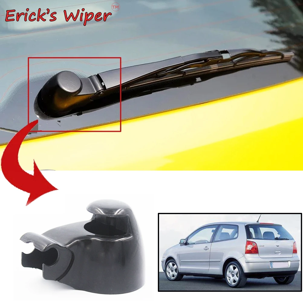 Erick\'s Wiper Windshield Windscreen Rear Wiper Arm Washer Cover Cap Nut For VW Polo 4 2002 - 2005 Sprayer Nut Rust Protector