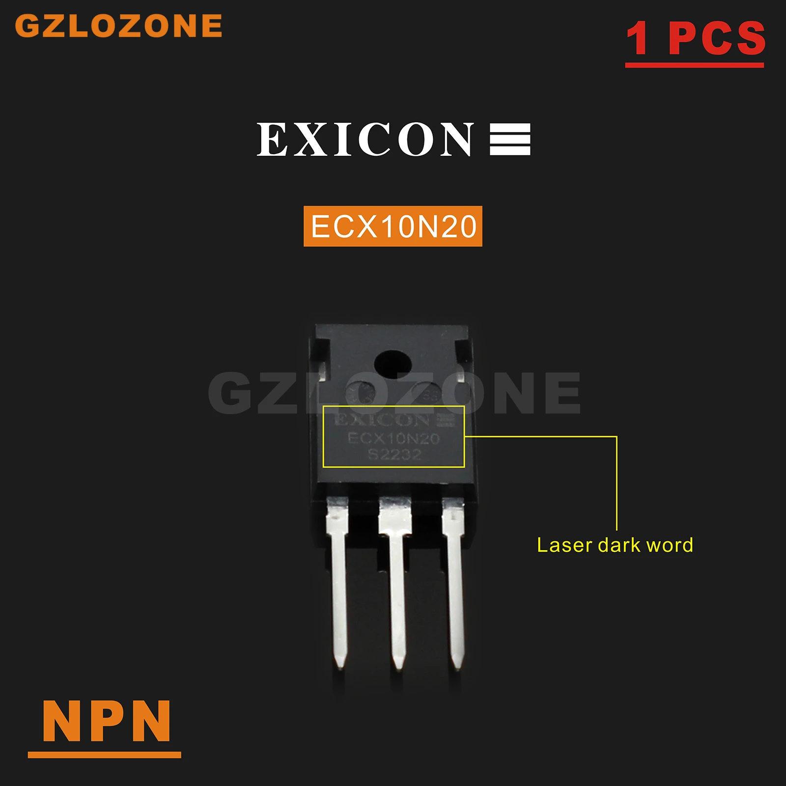 1 PCS Original ECX10N20/ECX10P20 Mosfets audio transistor High power EXICON 10N20/10P20 output tube For PCF F7