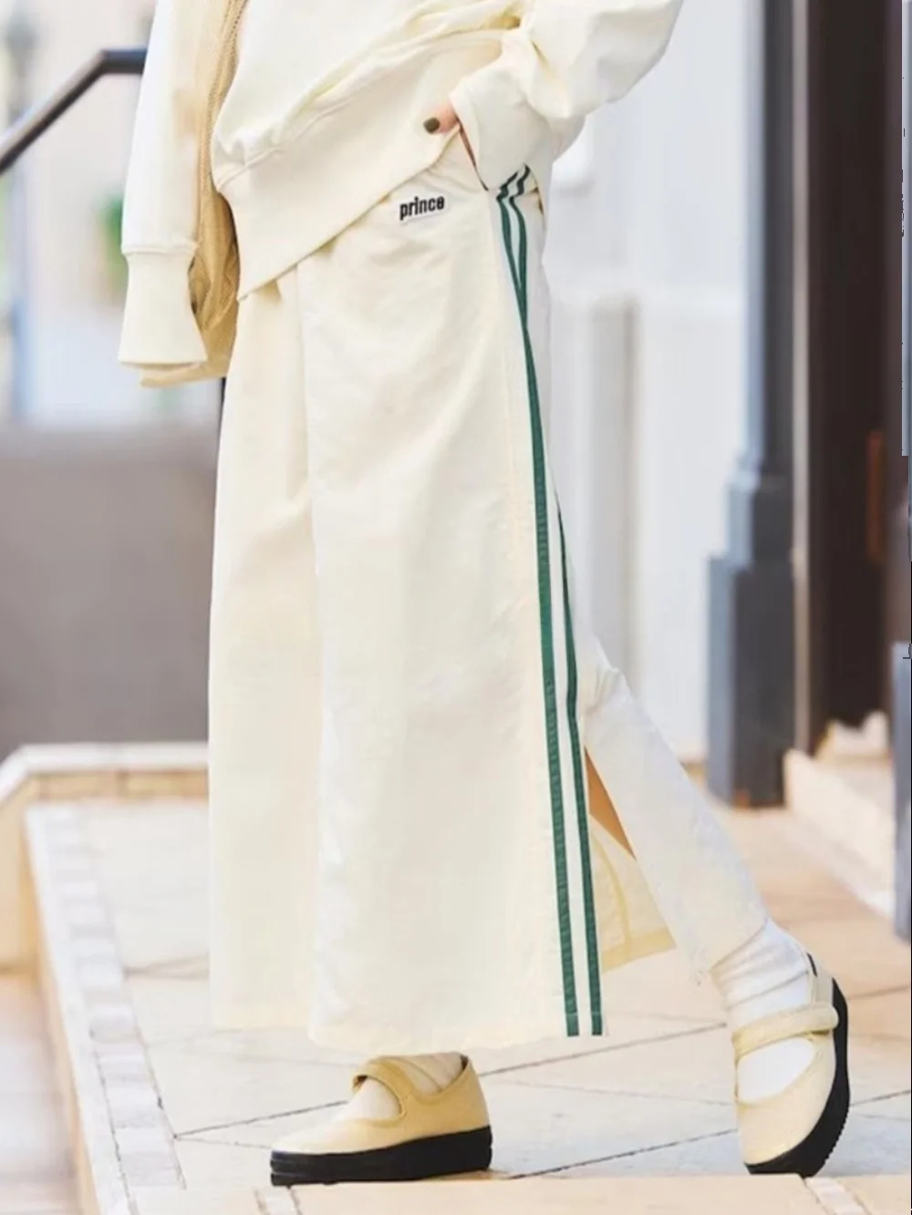 Freaks Store Zipper Slit Sports  Skirt Ultra Comfortable High Waist A-Line Skirt for Women Spring Season Other Material