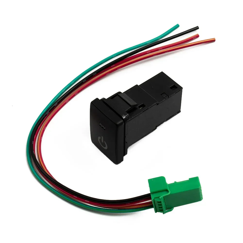 For Toyota For Camry For Prius For Corolla For Vios Car Blue-LED Power Lights Push Buttons Switch Laser- Plastic Accessories