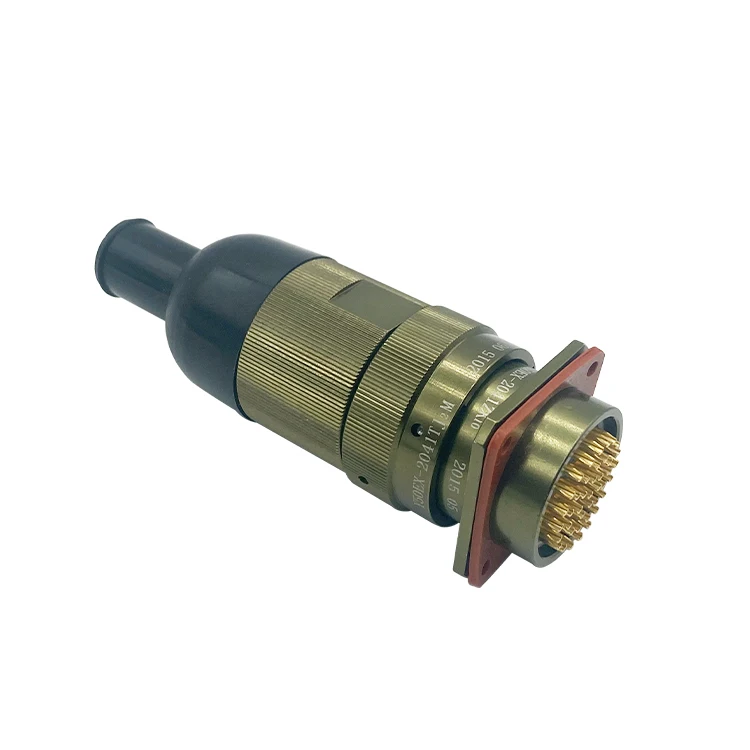 26482 Aerospace Connector Y50X 32 Ch 6 Pin Power Ms 5015 Circular Aerospace Cable Connectors