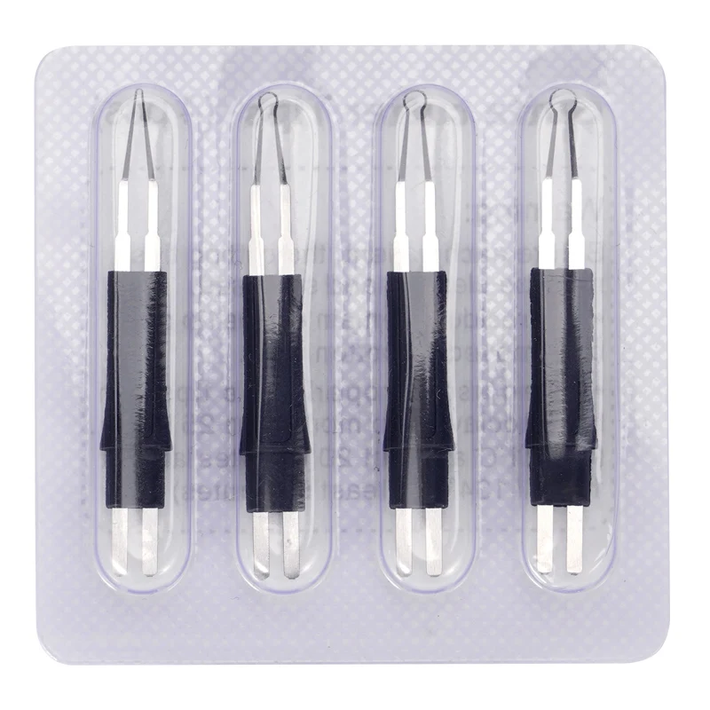 4pcs/Box Dental Heated Gutta Cutter Tips Removable Tooth Gum Gutta Percha Cutting Dentist Tools