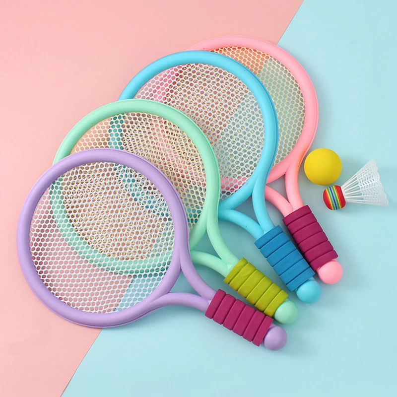 

New Badminton Racket Tennis Racket Primary Racquet for Kids Parents Outdoor Sports Gift Children's Games Social Games