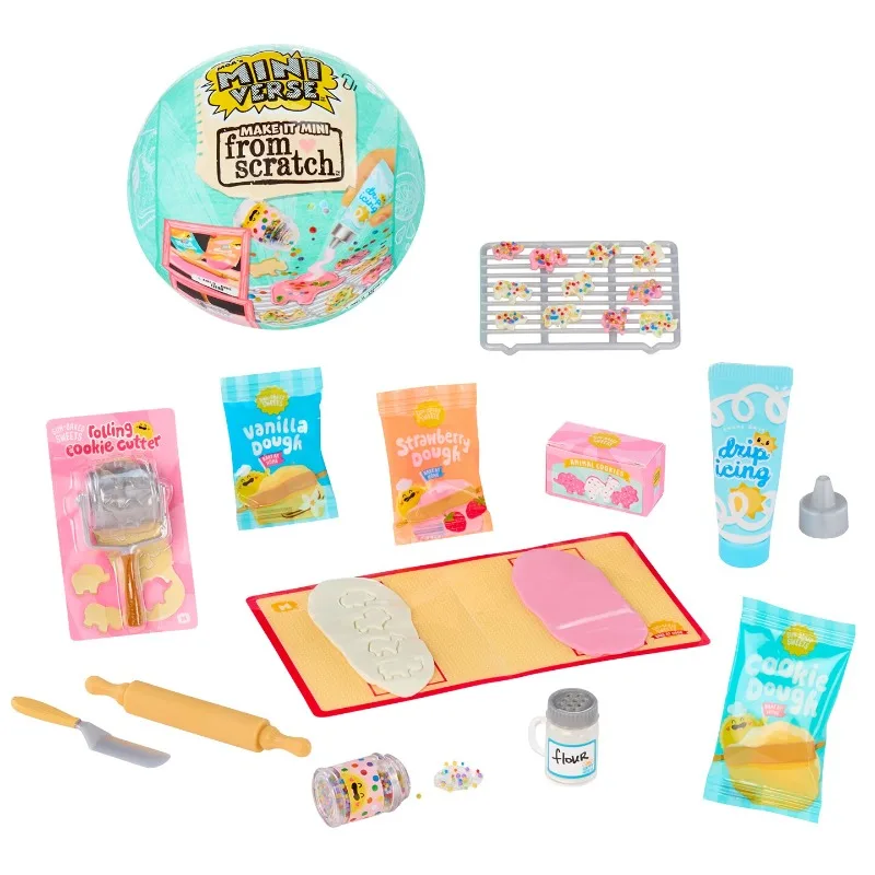 Фото Коллекционная фигурка MGA Miniverse Make It Mini From Scratch Cake Series 3 в слепой упаковке, настольное украшение, сувенир, игрушка, подарок
