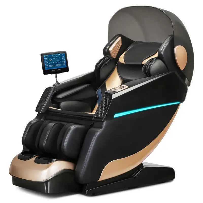 Portable Modern 4D Electric Massage Chair Full Body Calf Roller Intelligent Voice Control Hot Compress Eco-Friendly Design 150W
